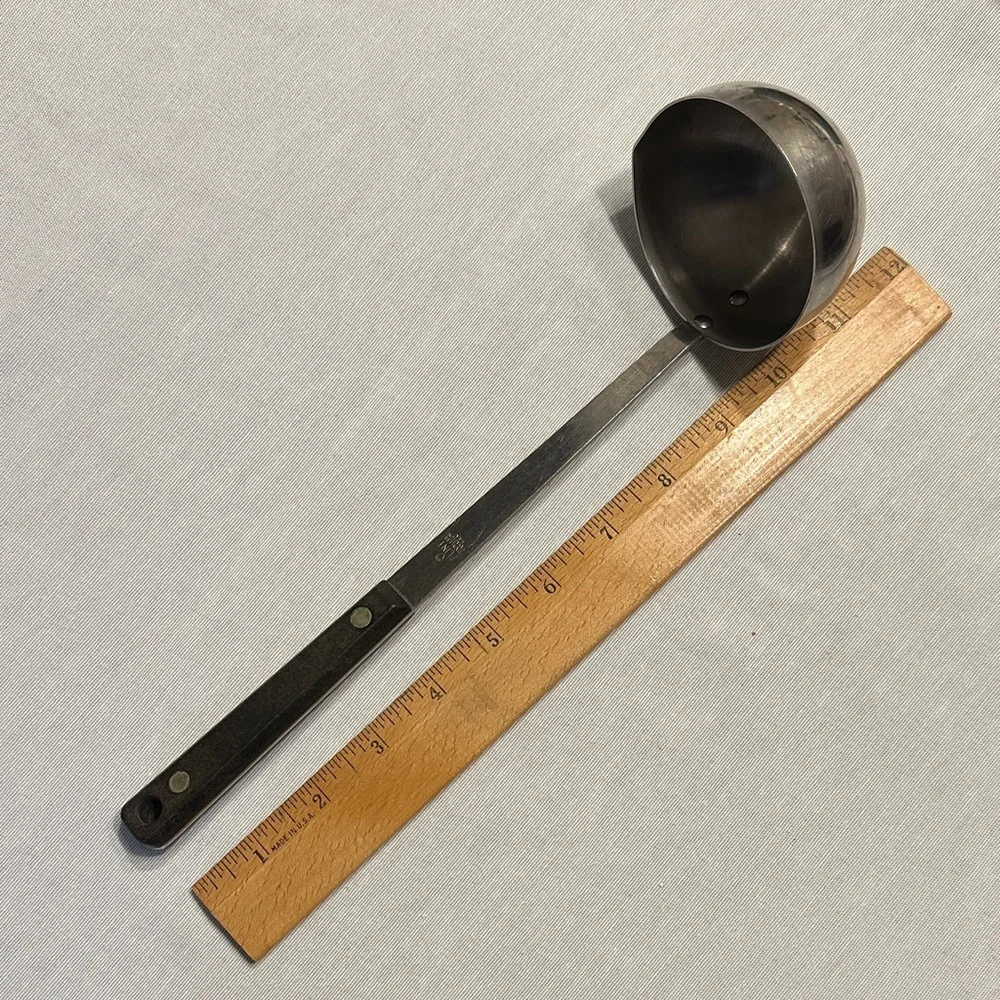 Vintage Flint Stainless Vanadium Serving Soup Ladle